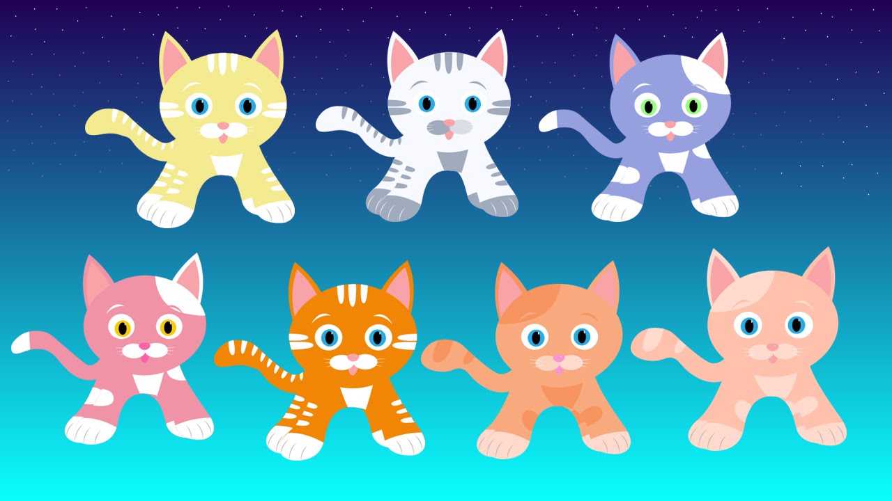 "Seven Kittens" A lullaby for babies, toddlers
