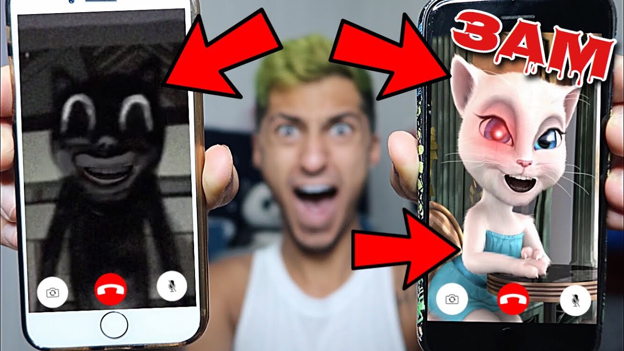 DO NOT FACETIME CARTOON CAT AND TALKING ANGELA AT 3AM