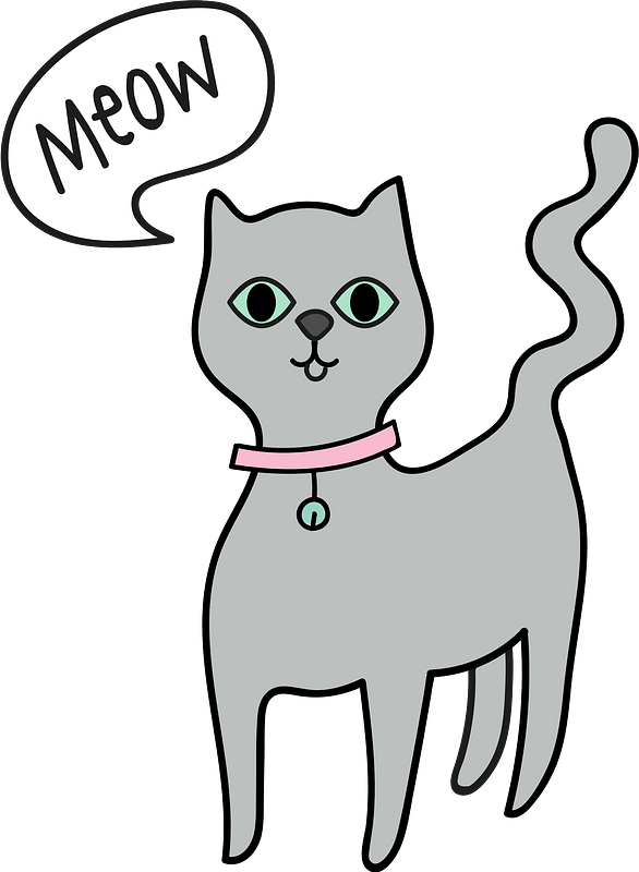 Meow Clip Art « Clipart Images