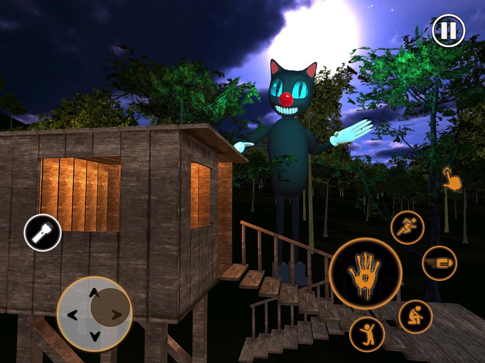 Cartoon Cat Scary Forest Game App for iPhone Free