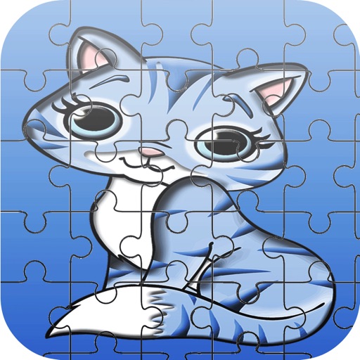 Cartoon Cats Huge Jigsaw Puzzle by Natthaya Sutthitham