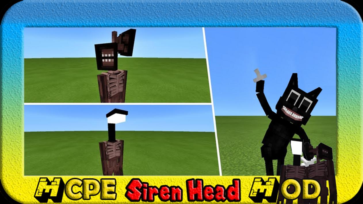 Siren Head mod Minecraft PE for Android APK Download