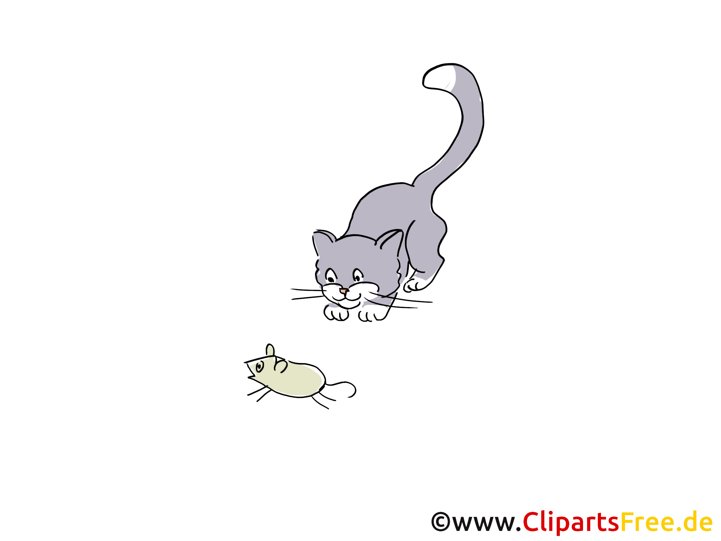Katze und Maus Bild, Cartoon, Clipart Maus bilder