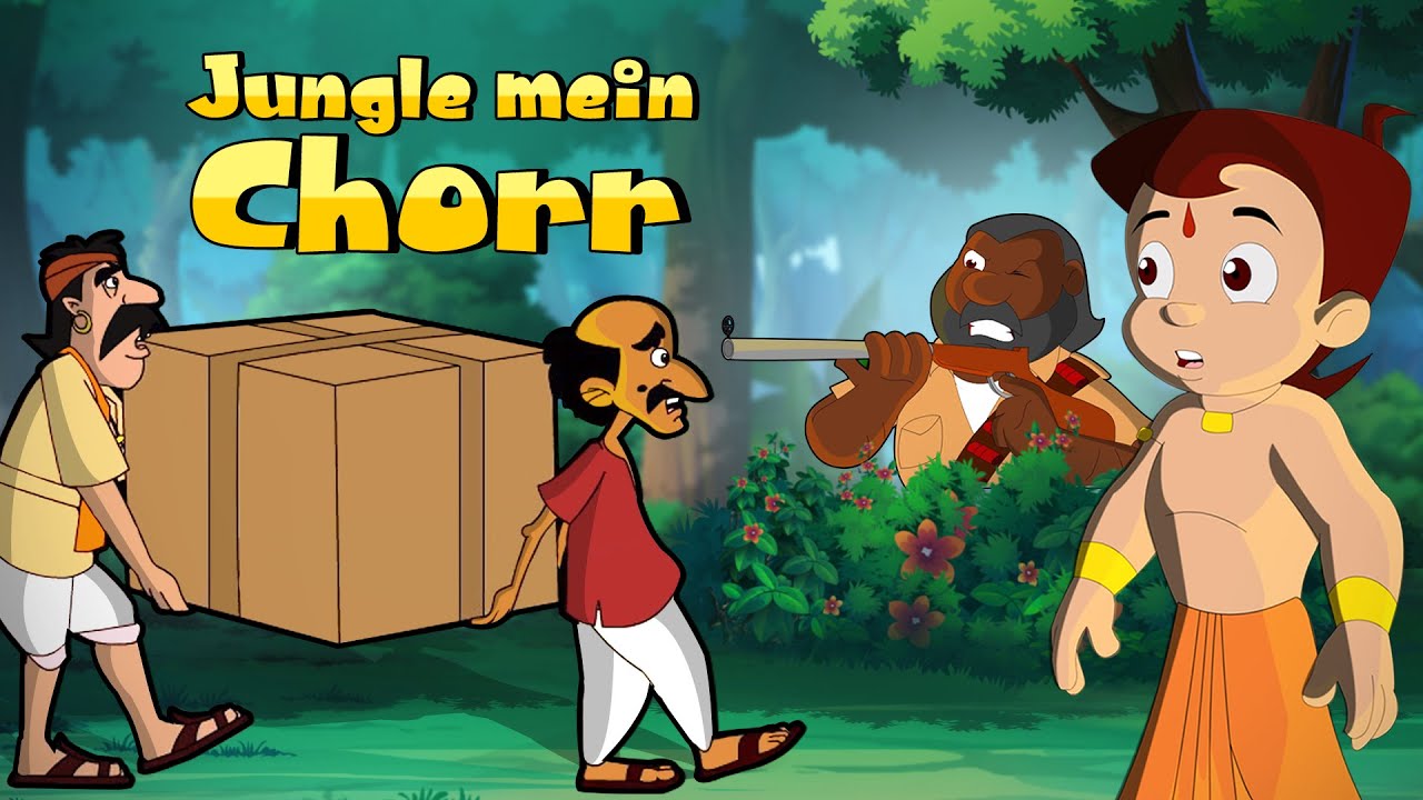 Chhota Bheem Jungle Mein Chorr Cartoon for Kids in