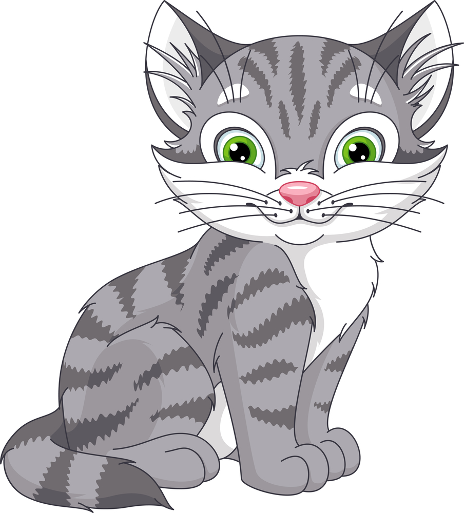 Grey Cat in 2020 Cat vector, Grey cats, Cat clipart