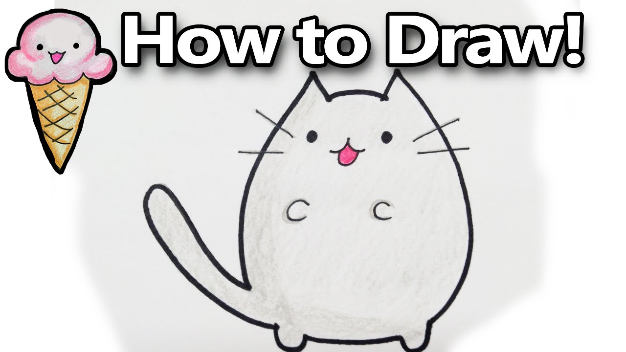 Kawaii Cute Cat Drawing Easy Cat's Blog