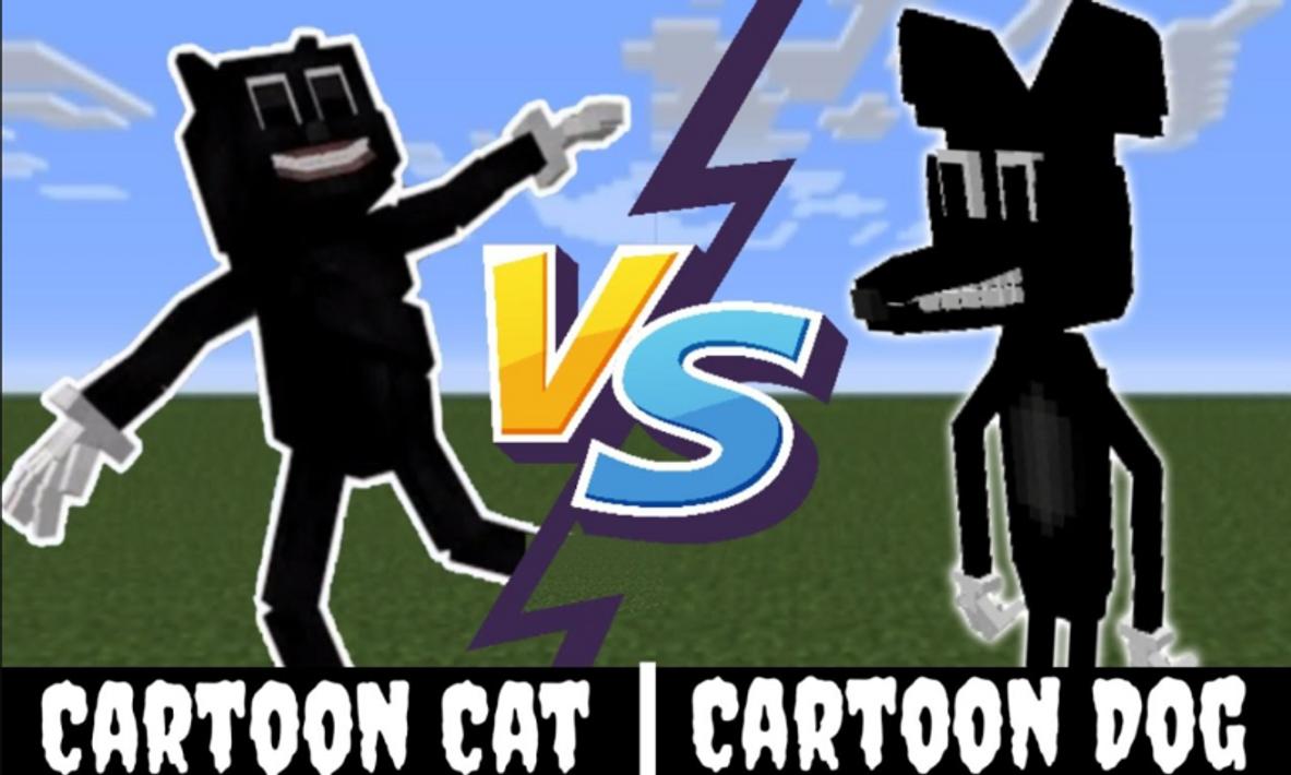 Cartoon Cat VS Siren Head Addon for Minecraft PE for