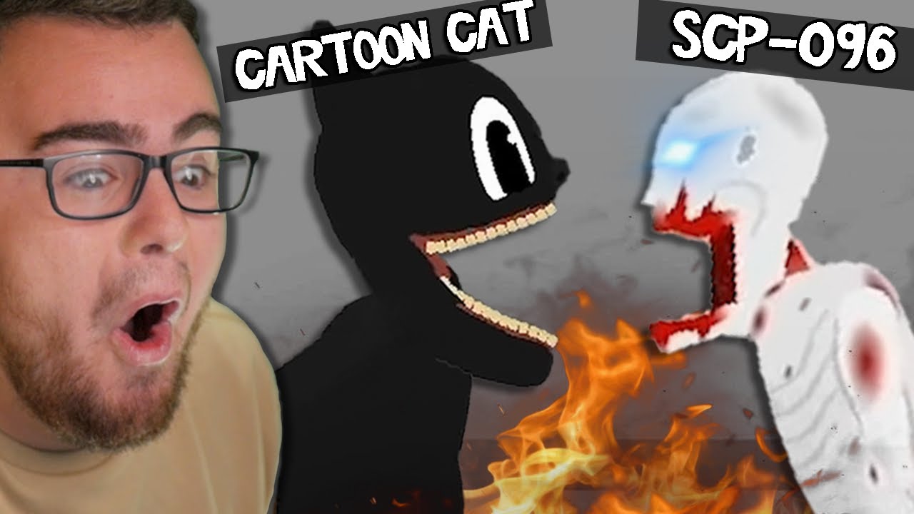 The SCP096 vs CARTOON CAT the FIGHT!!! YouTube