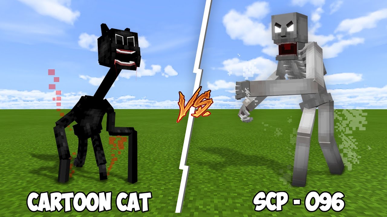 CARTOON CAT vs SCP096! YouTube