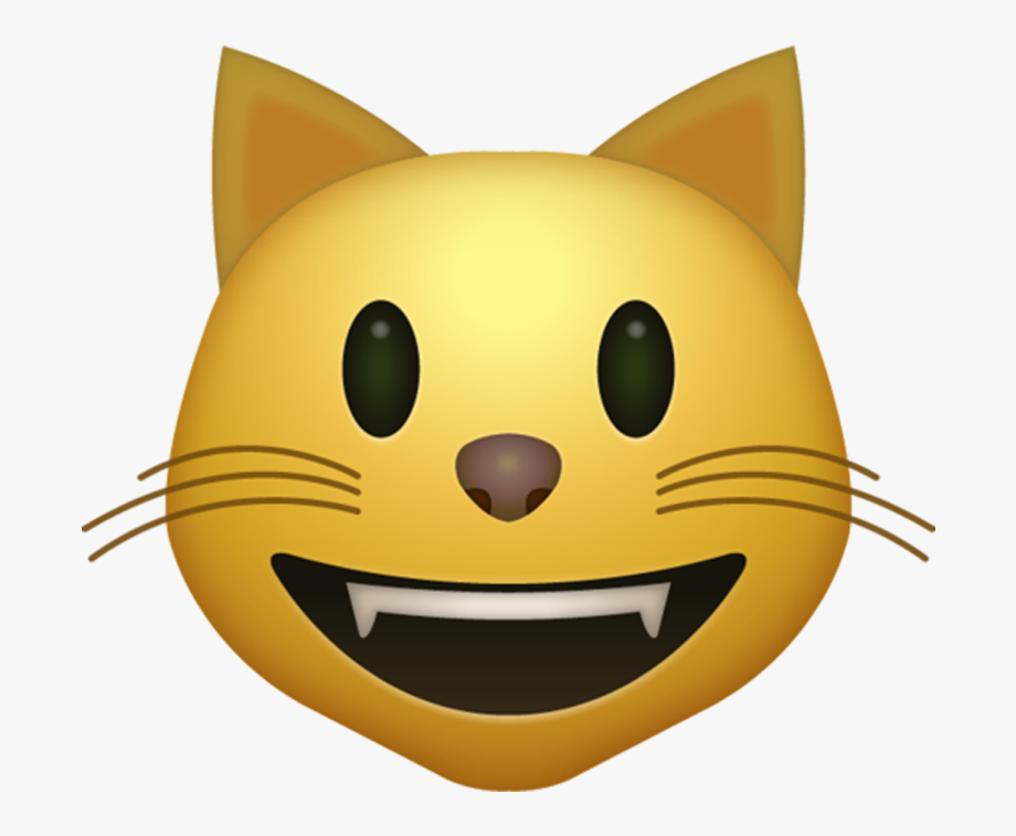 Transparent Smile Emoji Png Cat Emoji Png , Transparent
