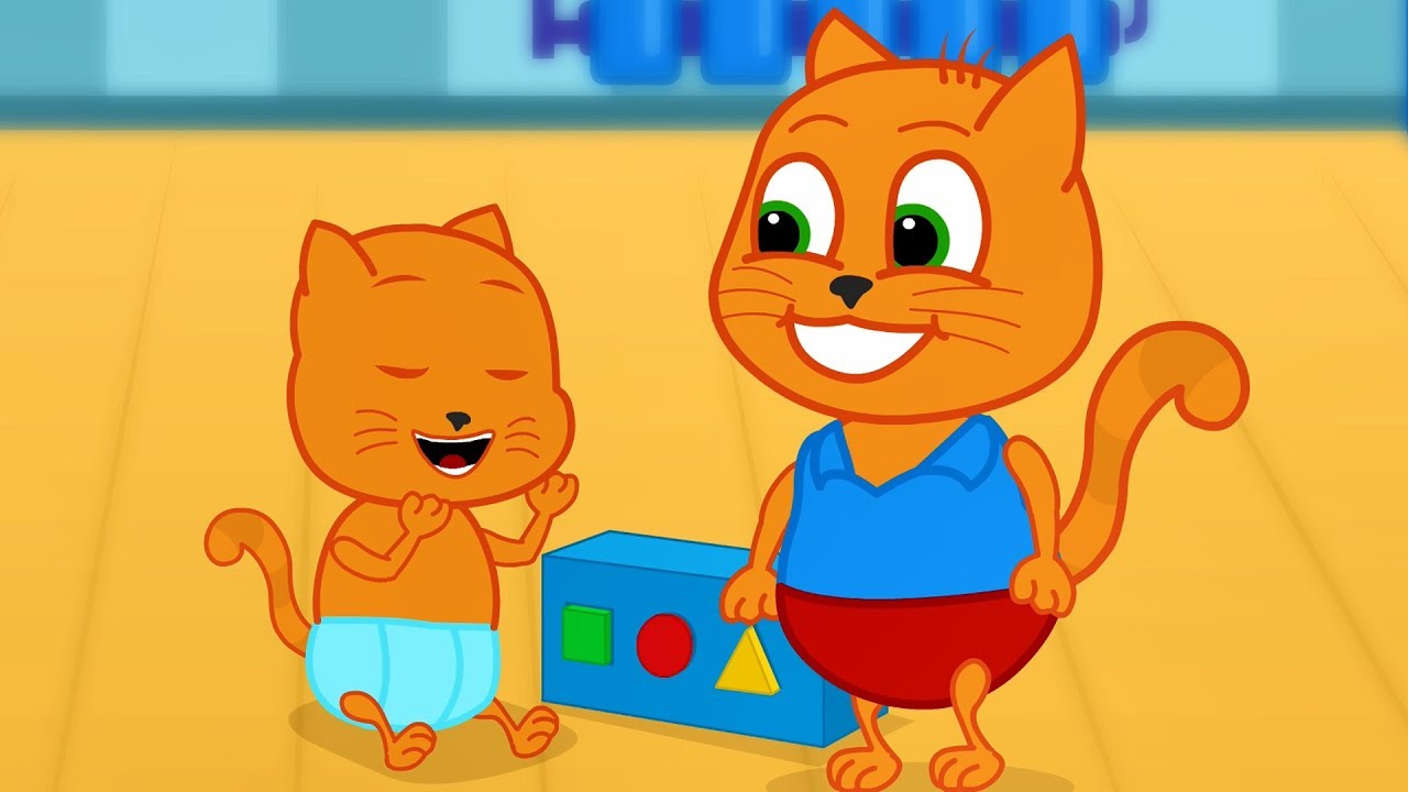 Cats Family in English Puzzle Cartoon for Kids YouTube