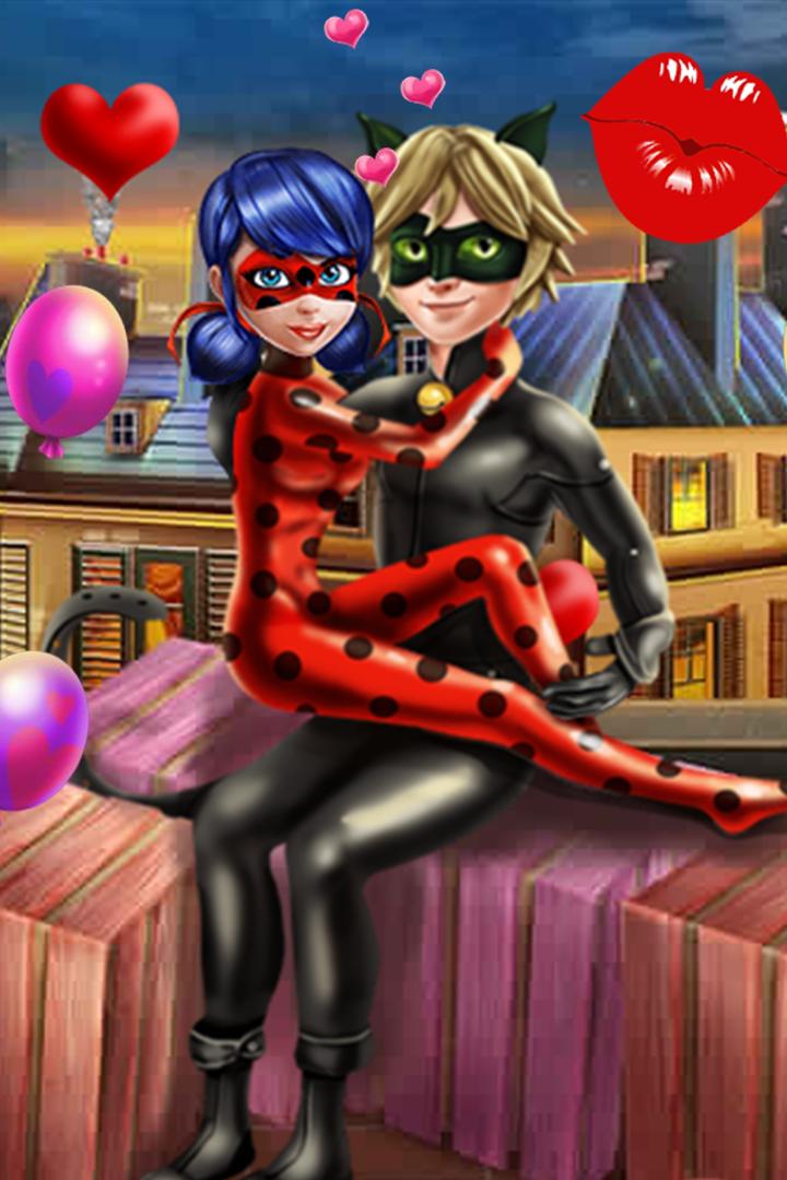 Ladybug kissing Cat Noir for Android APK Download
