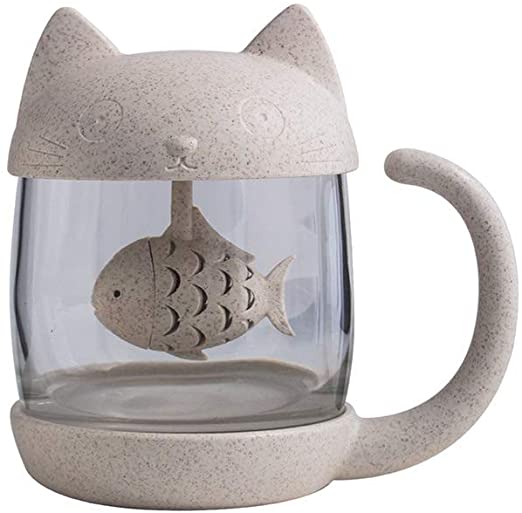 LRHD Lovely Cat Glass Cat Claw Cup Cartoon