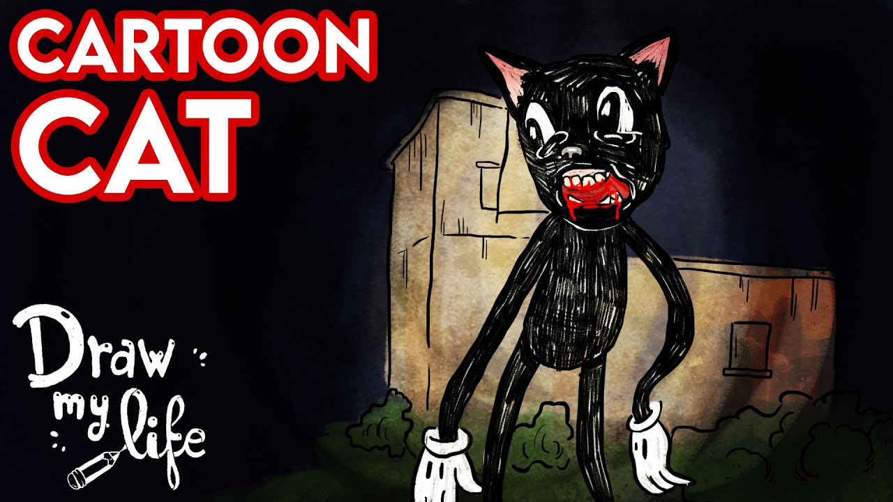 Los ORÍGENES de CARTOON CAT (Creepypasta) Draw My Life