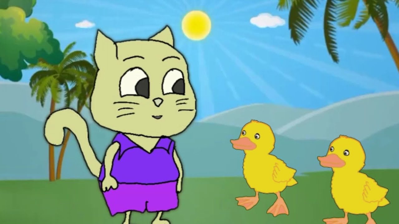 Duck & Cat (താറാവും പൂച്ചയും ) Malayalam Cartoon YouTube