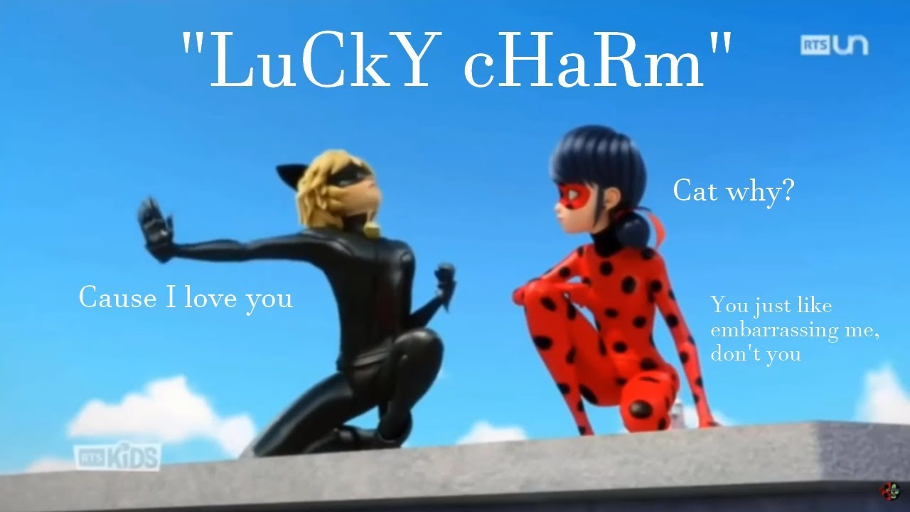 Cat Noir's "LuCkY cHaRm" in 3 different languages YouTube