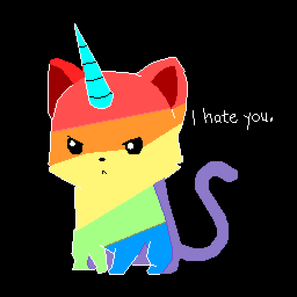 cartoon galery net Cartoon Rainbow Cat