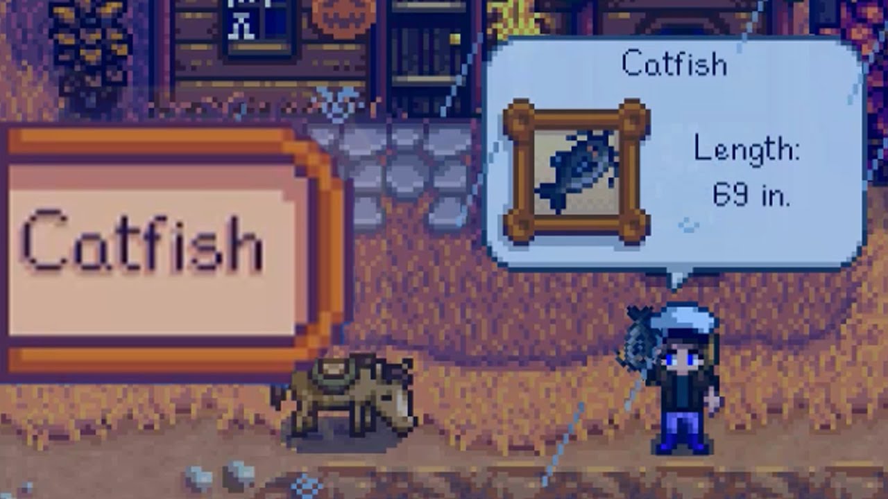 WHERE AND HOW TO CATCH CATFISH Stardew Valley YouTube