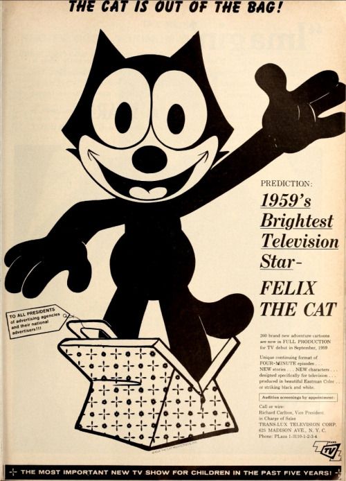 mudwerks Felix the cats, Vintage cartoon, Classic