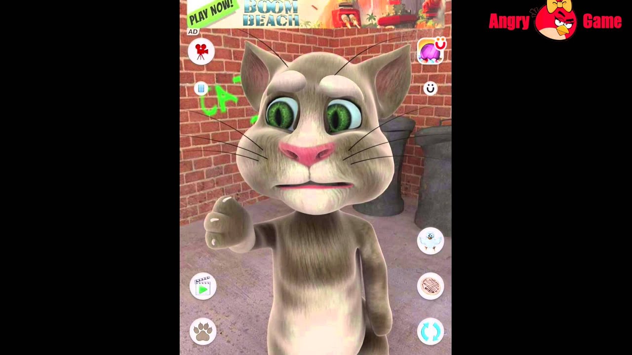 TALKING TOM CAT Game App For Kids Cartoon Movie Enjoy
