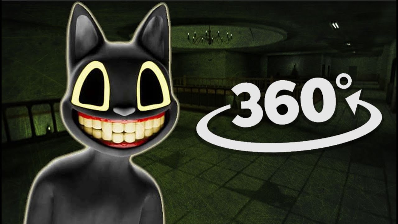 Cartoon Cat Experience 360° Video Horror Animation VR