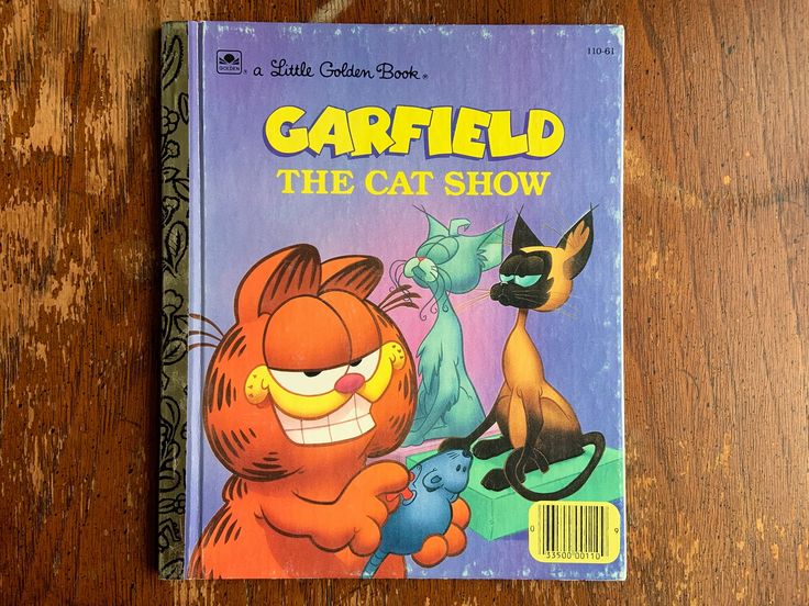 Vintage Little Golden Garfield The Cat Show 1990s Etsy