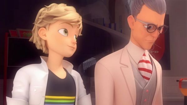 Adrien and his father (Captain Hardrock Episode 12