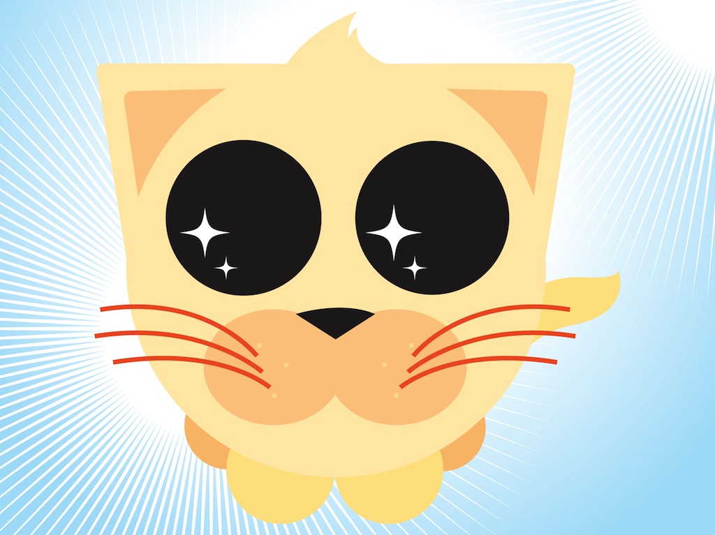 Adorable Kitten Vector Art & Graphics