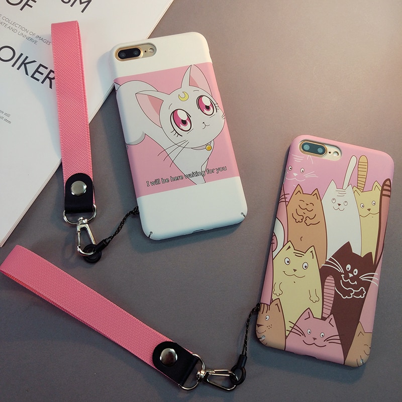 Funny Cartoon Cat Phone Case For iphone X Case For iphone