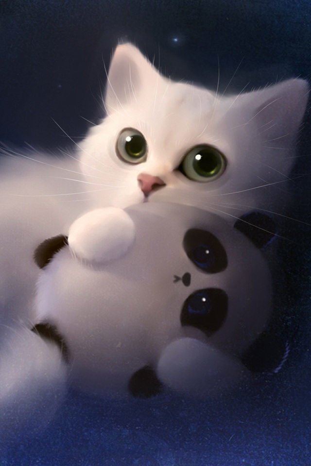 Cute Cat iPhone Wallpaper WallpaperSafari