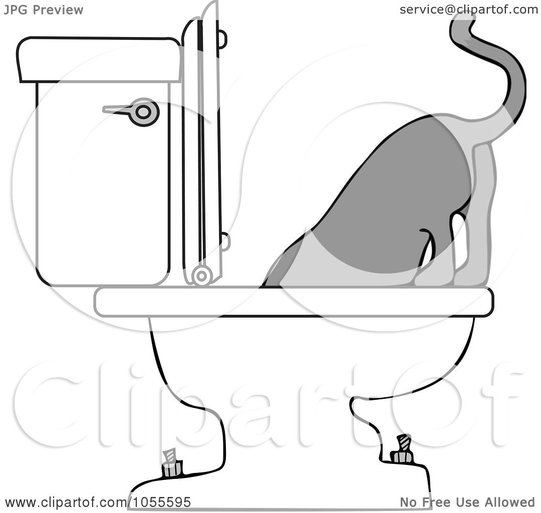RoyaltyFree Vector Clip Art Illustration of a Cat