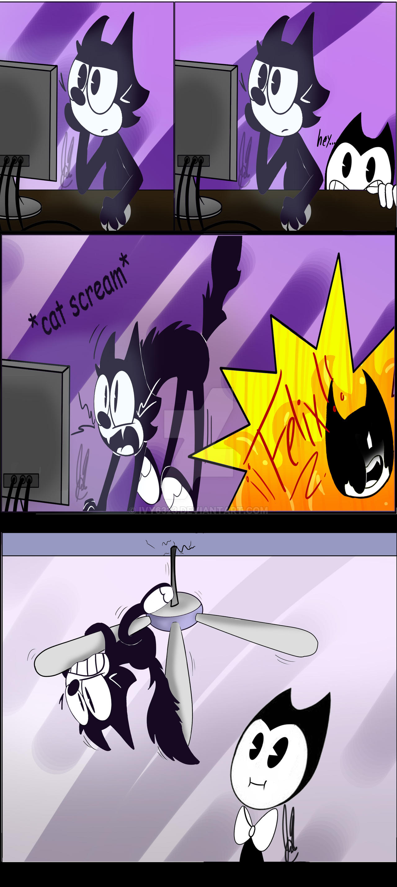 bendy and felix the cat comic? by ivy6323 on DeviantArt