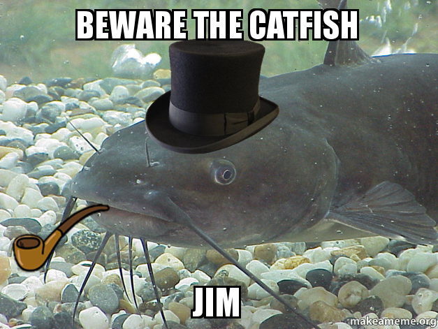 Beware the catfish jim Catfish Make a Meme