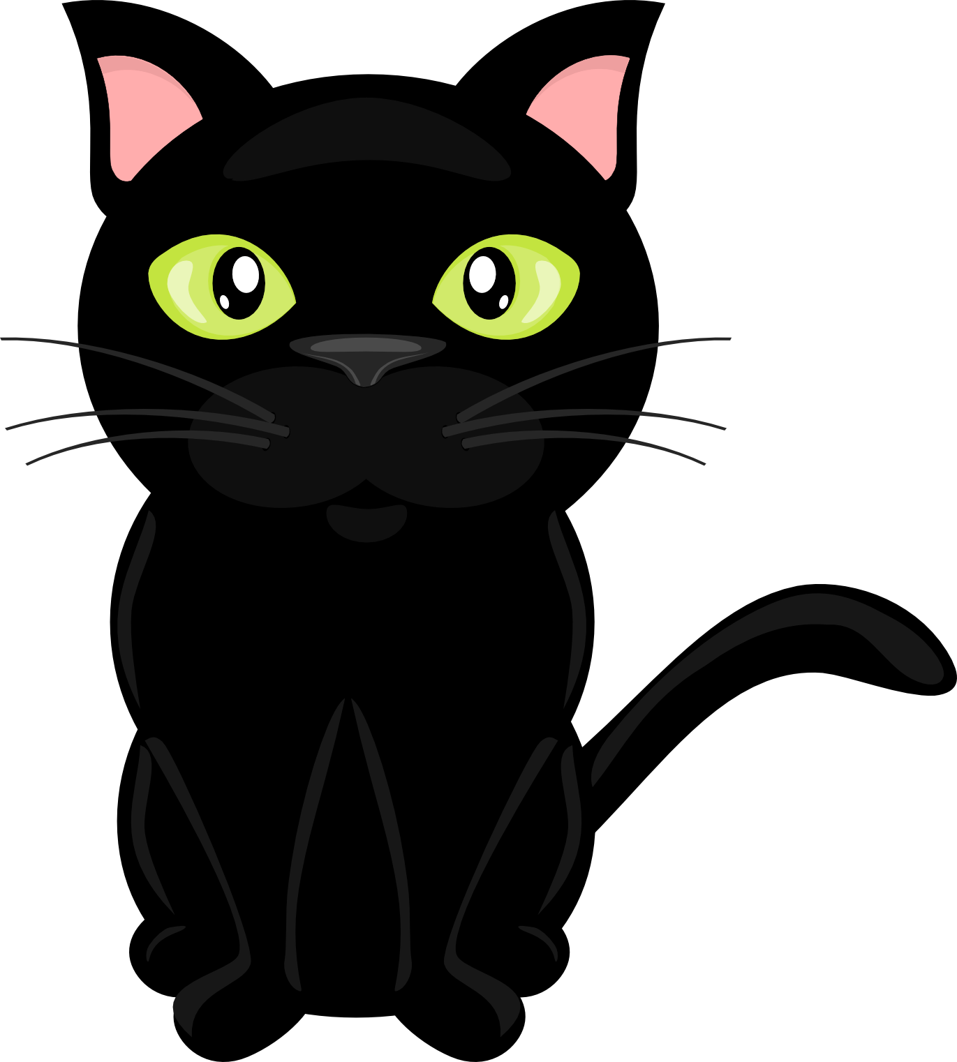 Black Cat Pictures Cartoon Free download on ClipArtMag