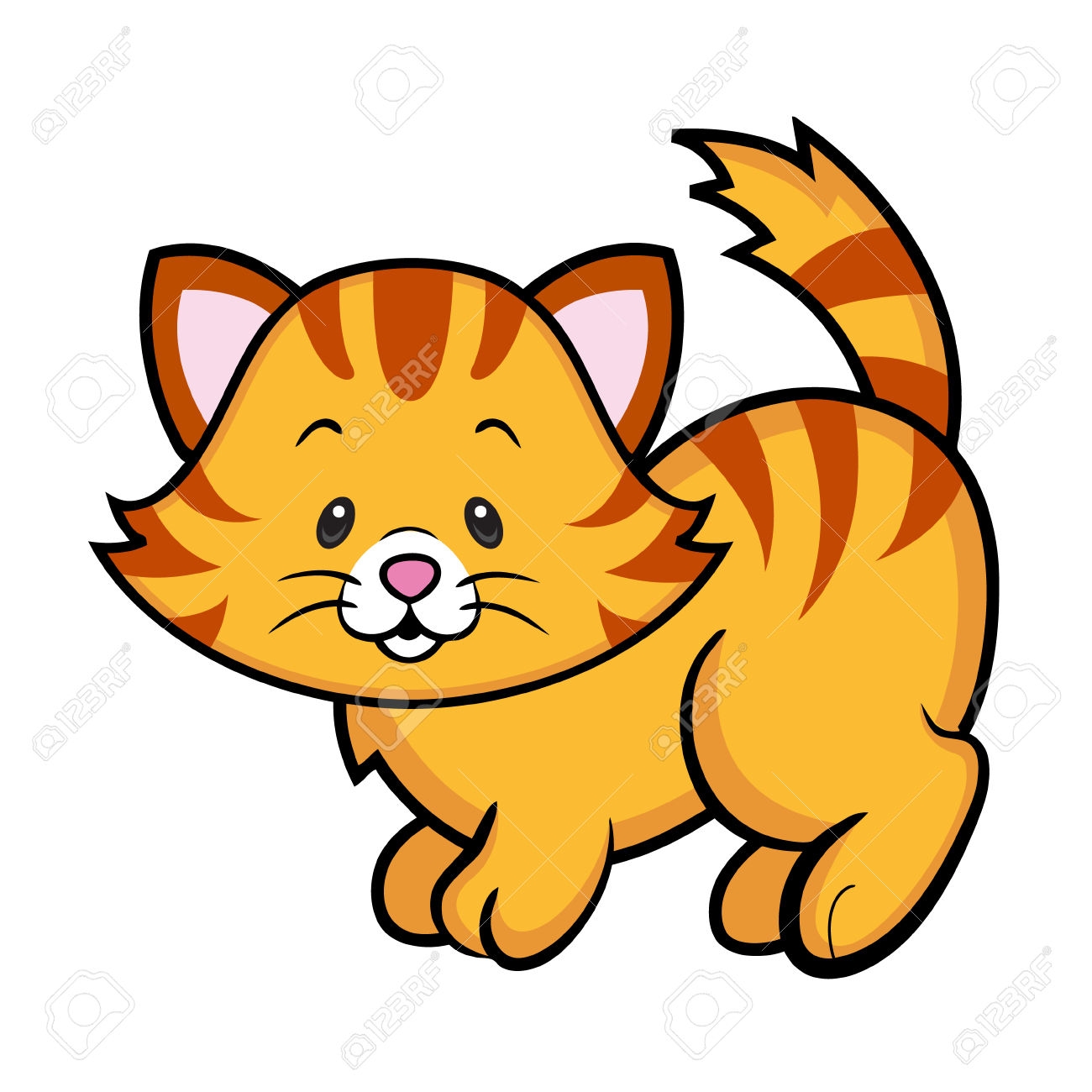 Cartoon Cat Clipart Free download on ClipArtMag