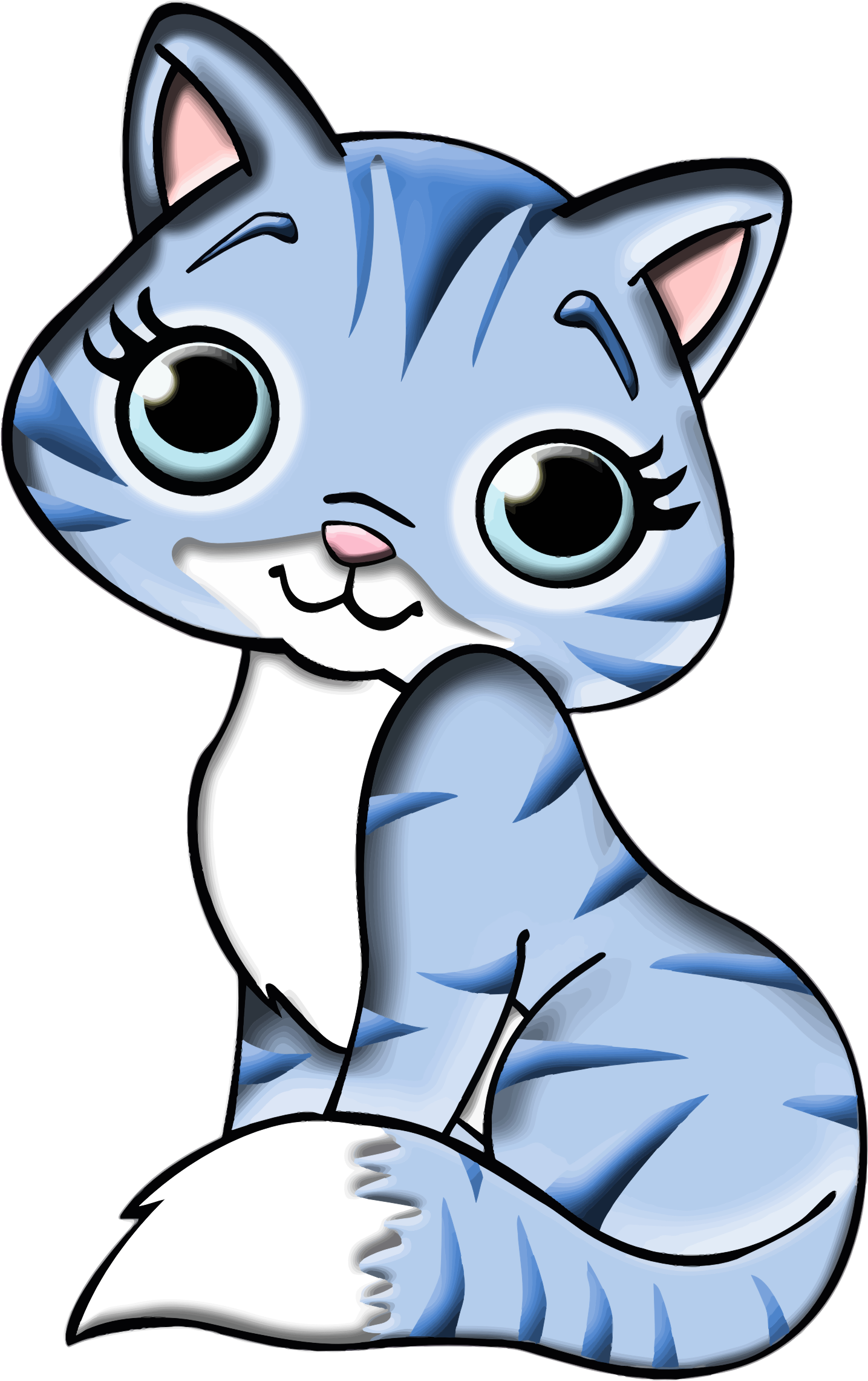 Cartoon Cat Face Clipart Free download on ClipArtMag
