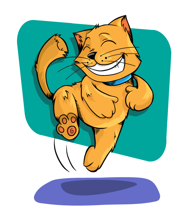Cat Jumping Clipart Free download on ClipArtMag