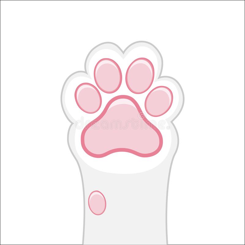 Foot and paw prints stock vector. Illustration of isolated