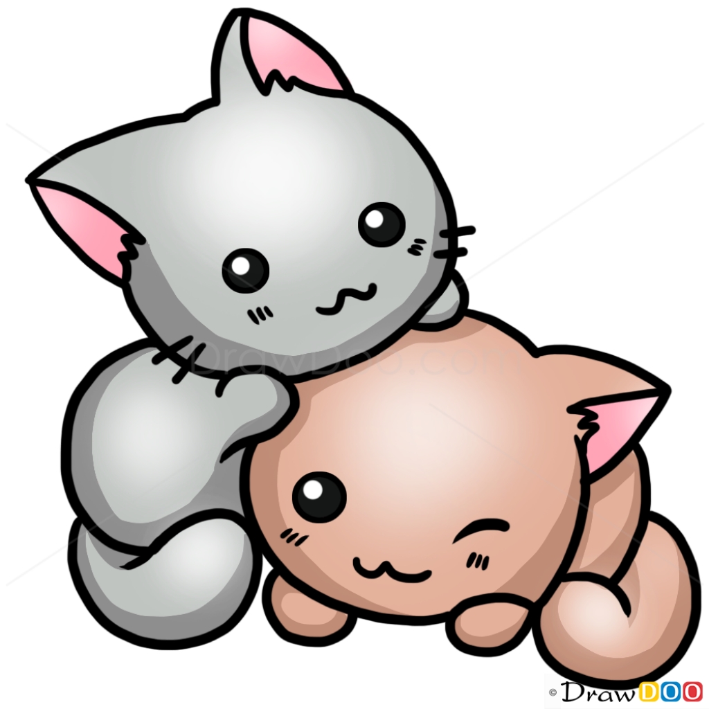 Cute Cat Cartoon Drawing at GetDrawings Free download