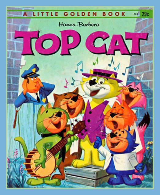 Fridge Top Cat cartoon 1960's vintage TV show by