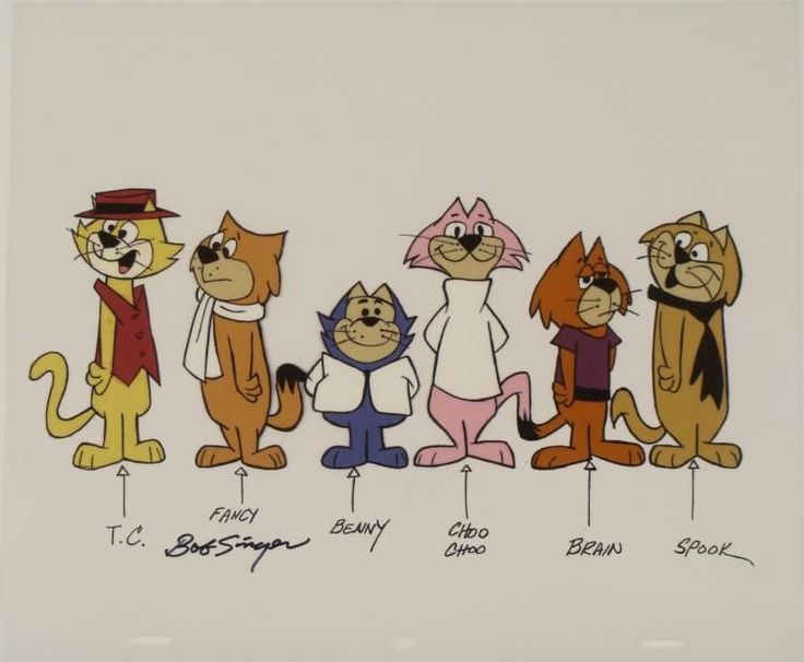 'Top Cat' characters Classic cartoon characters, Old