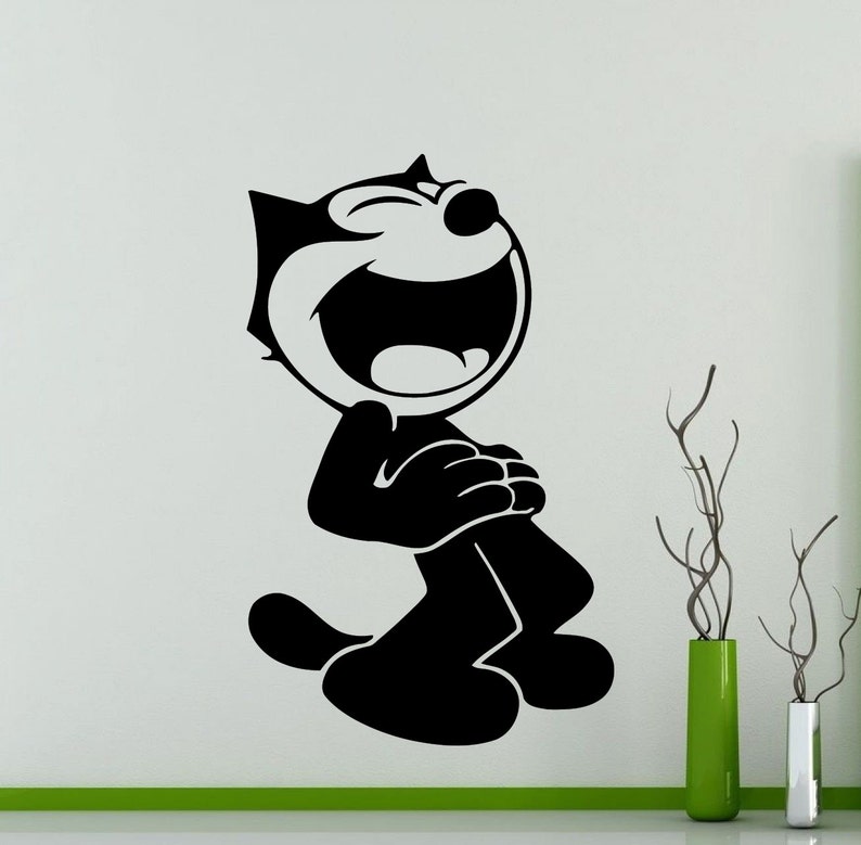 Felix The Cat Wall Sticker Cartoon Vinyl Decal Home