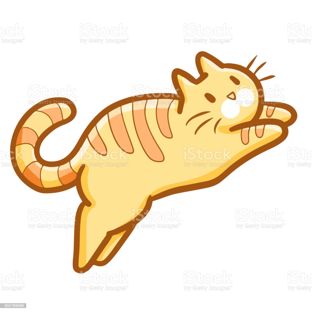 Best Cat Jumping Illustrations, RoyaltyFree Vector