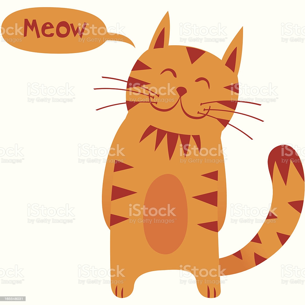Cat Meow Illustrations, RoyaltyFree Vector Graphics