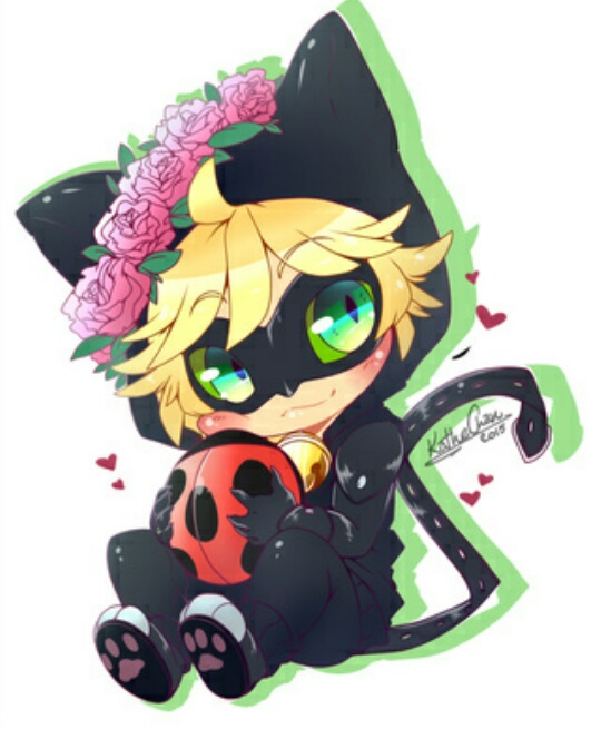 Little chat noir discovered by miraculousme on We Heart It