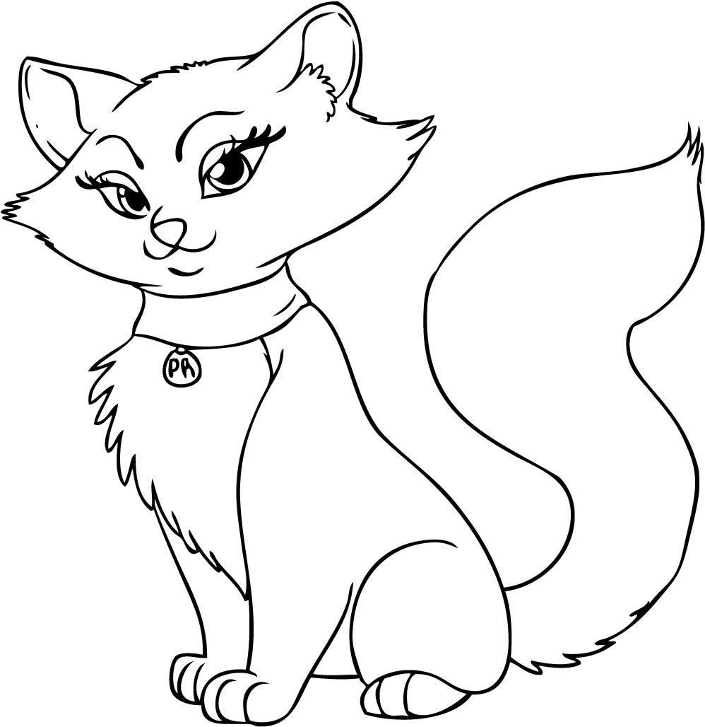 Cats Clipart Black And White Hd How To Draw A Cartoon Cat