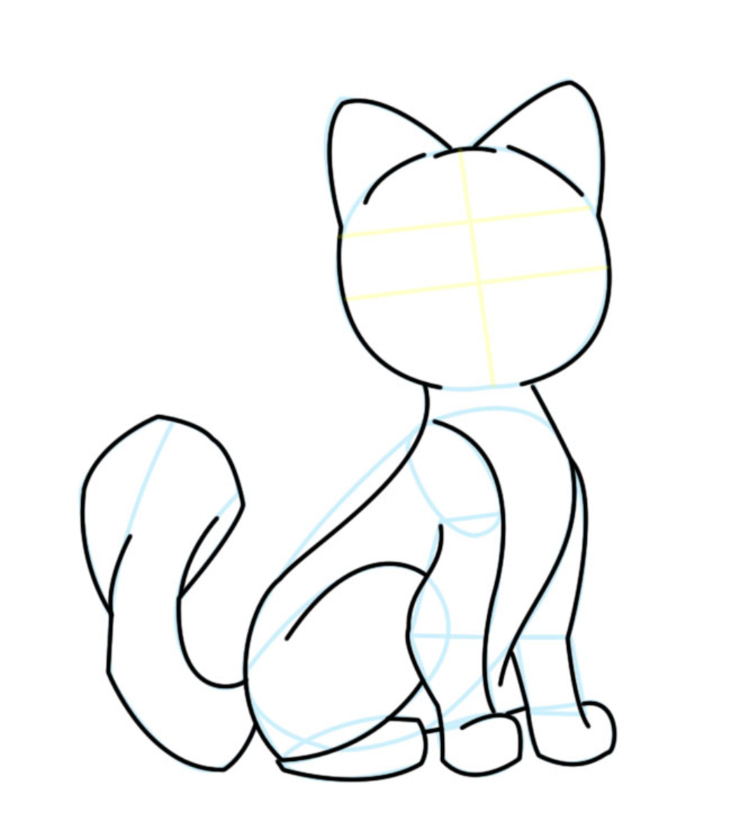 Drawing a Cartoon Cat